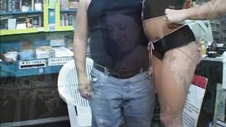 Lexi Hawk Blowjob & fucking Group of Men