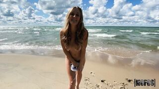 MOFOS Big Boobed natural Molly Pills ravaged at the beach