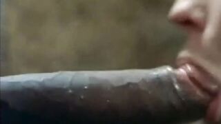 Big black Banana in hot Threeway