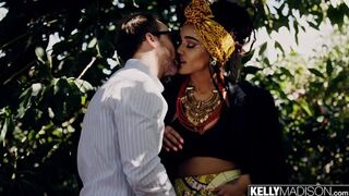 Ebony Babe Julie Kay Takes White Meat in Her Black Butt