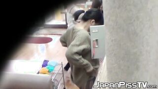 Japanese chicks have group shower with a lot of peeing in it