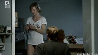 Sensual Sandra Huller getting nude on film