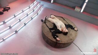 Bound cop anal fucked by Transgender clone