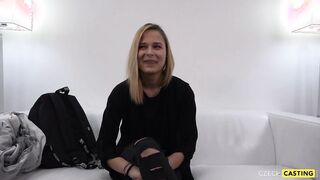 Stunning VIRGIN Lesbian Tries Meat for First Time!