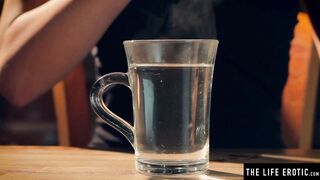 Horny hottie Charlotta Phillip gets naked & masturbates