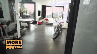 POV - Lusty santa hoe Amirah Adara knows her way around a shaft