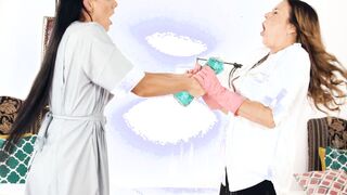 Rich Lady & The Mature Maid Were Friends at University - Elexis Monroe, Texas Patti