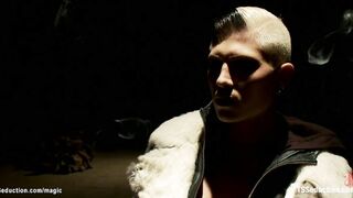 Huge dick inked TS fucking men