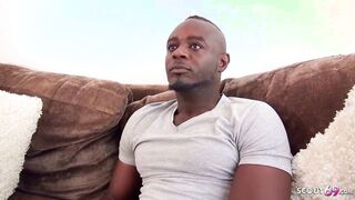 Brown Step Mother Catch Ebony Son Jerks & Finish Him With Sex