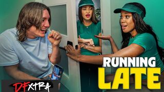 August Skye’s Muff Pounded in Wild Bathroom & Kitchen Fuck