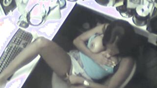 Black Women with Big boobs Masturbitng using Dildo in Working Hours