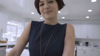 Horny nice looking stepmum fucks a stepson with big hard penis