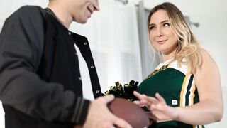 Cheerleader Blair Williams & the QB