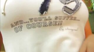 Teenage redhead with pawg & boobs has loud ass pumping