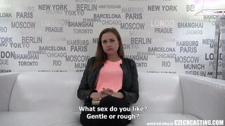 Czech babe wants to become a porn champion