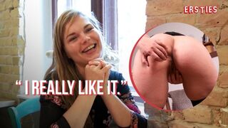 Ersties - Stunning Viktoria Fingers Her Unshaved Cunt