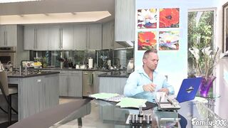 Cute girl Joseline Kelly gets banged by her stepdaddy