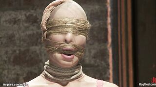 Lesbian in single ankle suspension