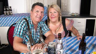 Titty mature waitress fucking at the Oktoberfest