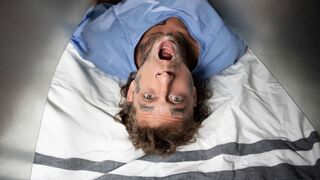 Rough gay ass fucking in the MRI room! - Alex Mecum & Bo Sinn