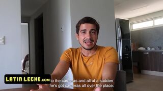 Latina Leche - Naughty Latino Boy Invites His Boyfriend & Tricks Him