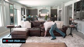 Brother Crush - Innocent Adorable Boy Gets Tricked By His Older Stepbrother