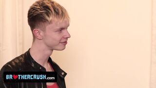Brother Crush - Naughty Twink Tricks His Older Step Brothers To Make Out