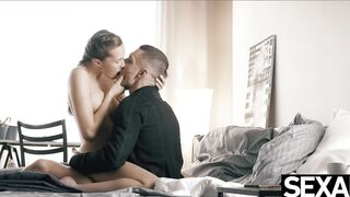 Watch this beautiful naked couple have wild multi orgasmic sex