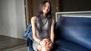 Skinny Brunette Latin Fucked Raw