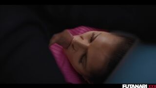 Real Life Futanari - Selfsucking - TS suck her own meat & cum in her mouth