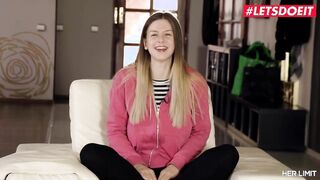 HERLIMIT - Titty Hoe Stella Cox Gets Double penetration'd By Two Thick Black Cocks