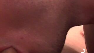 Smoking twink spreads wide for his frat buddys shaft