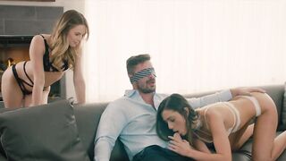 Threesome surprise for BF