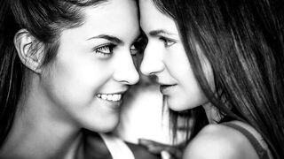 Spanish Carolina Abril & her Ukrainian GF