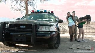 Huge dick sheriff anal fucks students