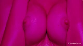 WOWGIRLS Stunning Ukrainian model Alissa Foxy playing with her tits & showing us her perfect body