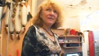 German Grandma Turns Into Hoe In Her Home