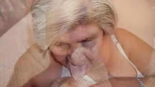 HELLOGRANNY Amateur grandma has big unshaved cunt & old tits