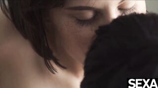 Watch these sexy girls enjoy a slippery fingerfuck in the bath