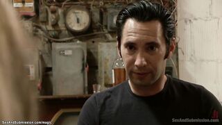 Big cock mob fucking bound titty babe