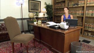 Trans lawyer rims & anal fucks MILF