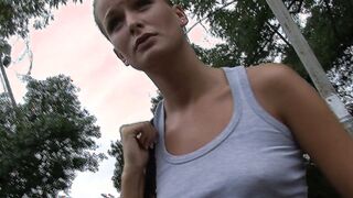 CZECH STREETS - GORGEOUS AMATEUR IN PARK