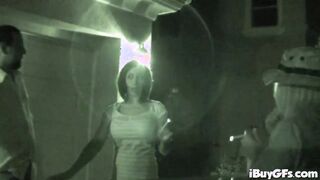 Hot big titted teen sucks dick in POV