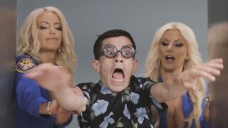 Stepmoms stopped the young dude at the airport - Brittany Andrews, Nicolette Shea