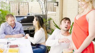 Transgender offers cock, white man obliges.