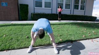 Trickery - Demi Sutra twerks on a muscular guys prick