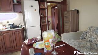 Nice Old man fucks tight teen muff