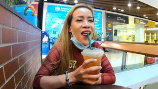 Big tits & booty Thai MILF GF sex at home after a visit to the mall