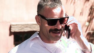 Keira Croft rides Charles Dera's dick like a pony