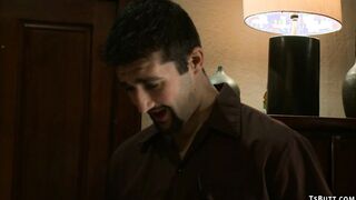 Black Transgender anal fucks bound neighbor